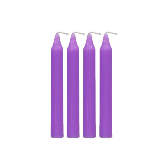 Candle Mini Ritual Candle - Lavender (Set of 4) 81541 2 $ The Witches Sage LLC Stew's Incense