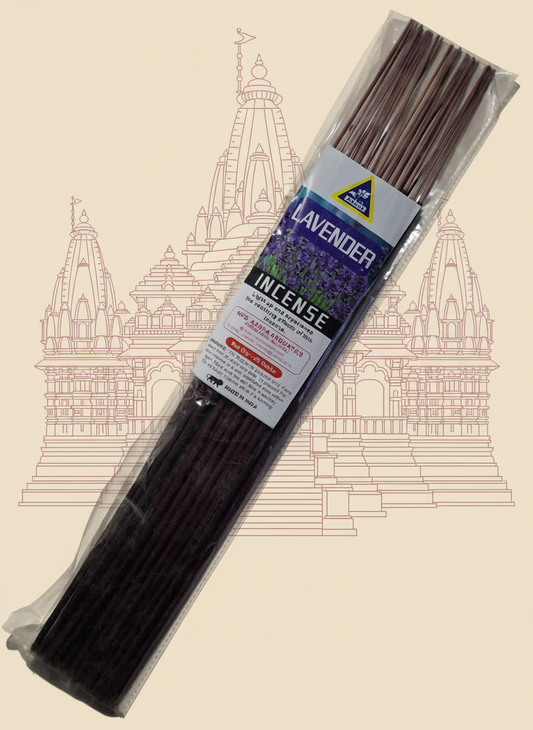 Aasha Lavender Jumbo Incense Sticks-16 Inch-25 Sticks