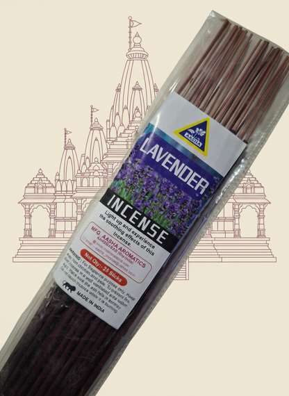 Aasha Lavender Jumbo Incense Sticks-16 Inch-25 Sticks
