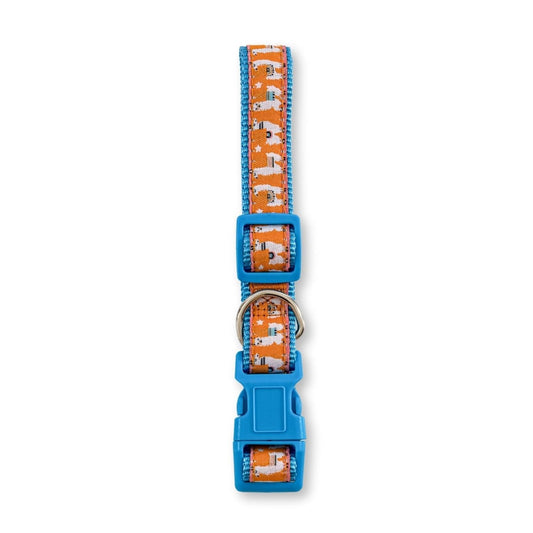 Collars Nylon Dog Collar with Embroidered Llama Design, Adjustable, Comfortable & Secure Fit SMH102LAM 8 $ Pet Lovers Store American Pet Supplies Stew's Incense