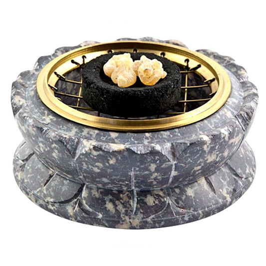 Incense Burner Lotus Carved Charcoal Screen Burner SBR376 22 $ Shop All The Witches Sage LLC Stew's Incense
