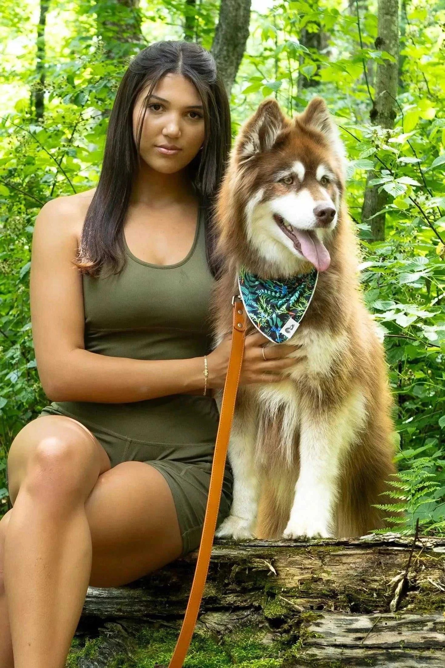 bandana Magical Fern Forest Dog Bandana & Matching Keychain BK24MF01 26 $ Shop All Aria the Fox Stew's Incense