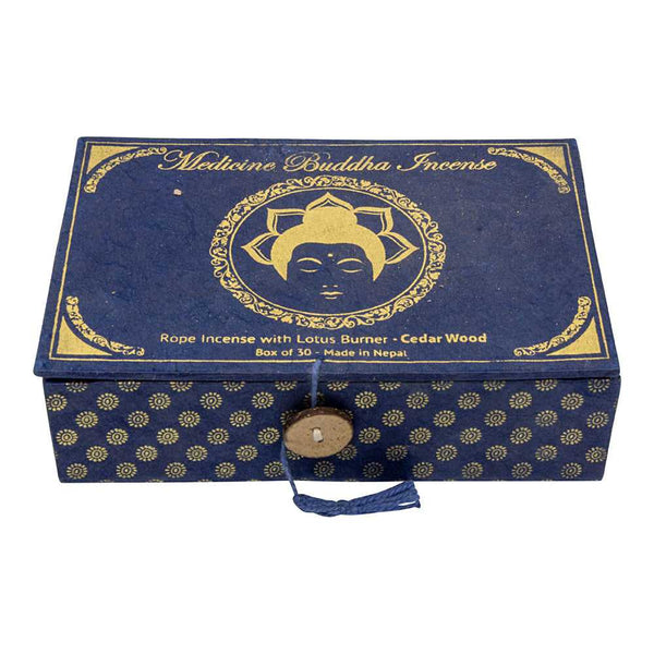 Incense Medicine Buddha Incense 30 Ropes - Cedar Wood 72413 10 $ Shop All The Witches Sage LLC Stew's Incense