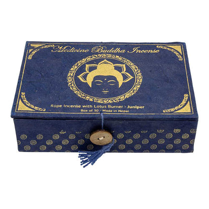 Incense Medicine Buddha Incense 30 Ropes - Juniper 72414 10 $ Shop All The Witches Sage LLC Stew's Incense