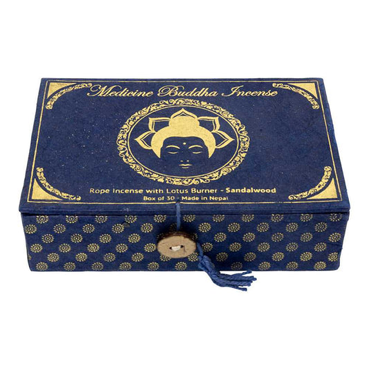 Incense Medicine Buddha Incense 30 Ropes - Sandalwood 72411 10 $ Shop All The Witches Sage LLC Stew's Incense