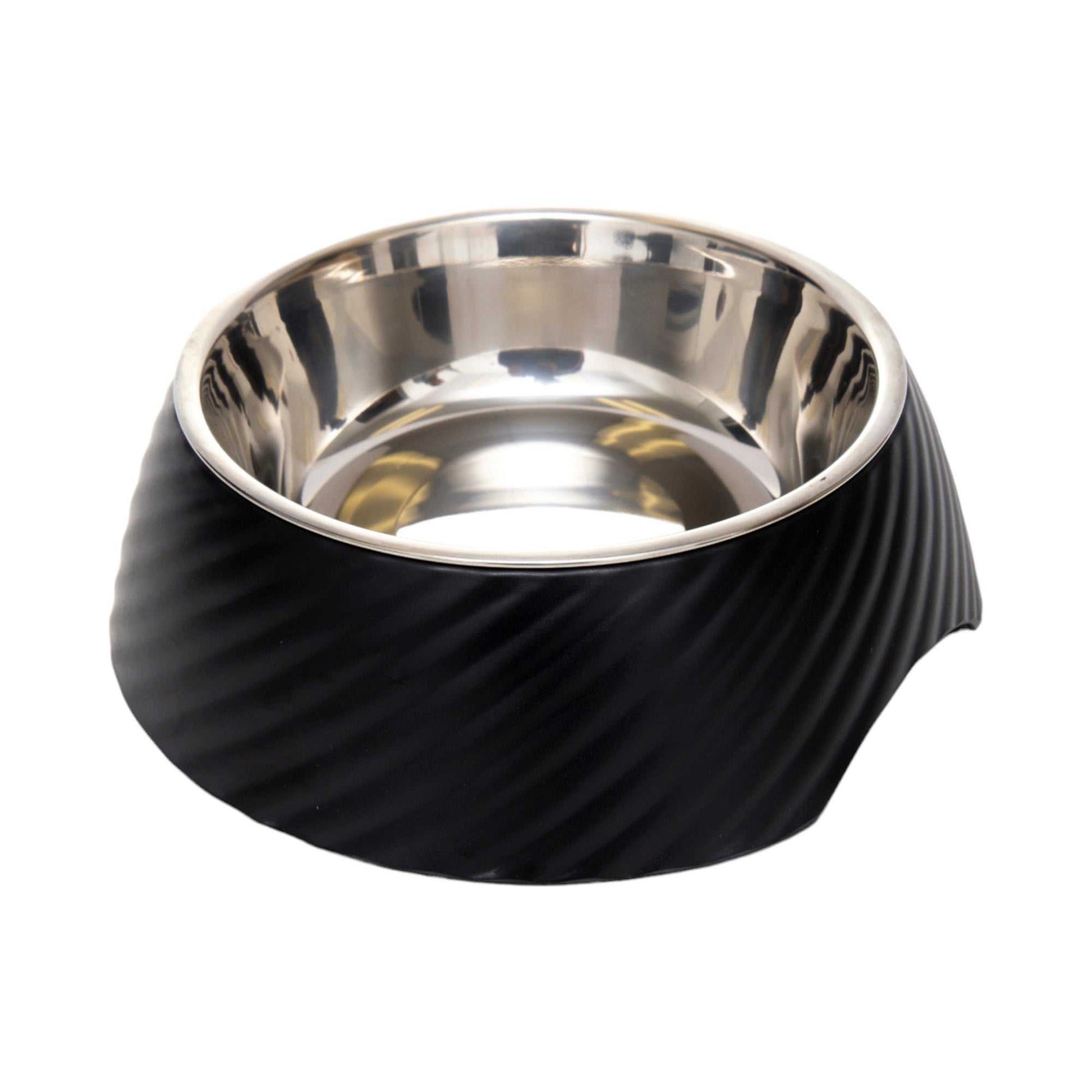 Bowl Country Living Set of 2 Round Twill Melamine Dog Bowls with Removable Stainless Steel Inserts – Black MLB001 24 $ Pet Lovers Store American Pet Supplies Stew's Incense