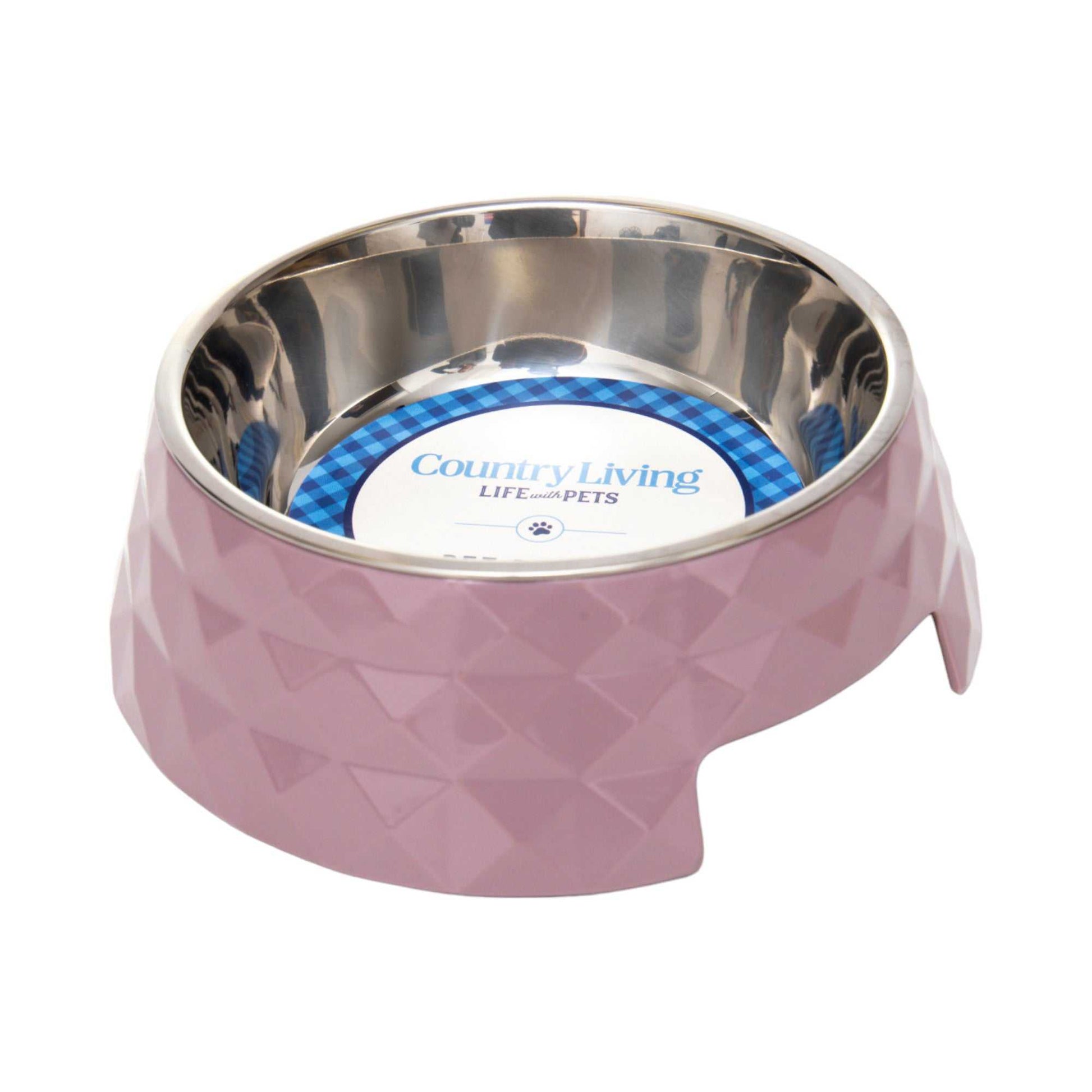 Bowl Country Living Set of 2 Diamond Twill Melamine Dog Bowls with Removable Stainless Steel Inserts – Wood Rose MLB003 24 $ Pet Lovers Store American Pet Supplies Stew's Incense