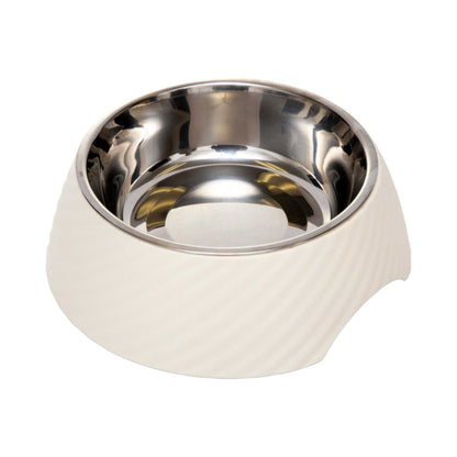 Bowl Country Living Set of 2 Round Twill Melamine Dog Bowls with Removable Stainless Steel Inserts – White Swan MLB002 24 $ Pet Lovers Store American Pet Supplies Stew's Incense