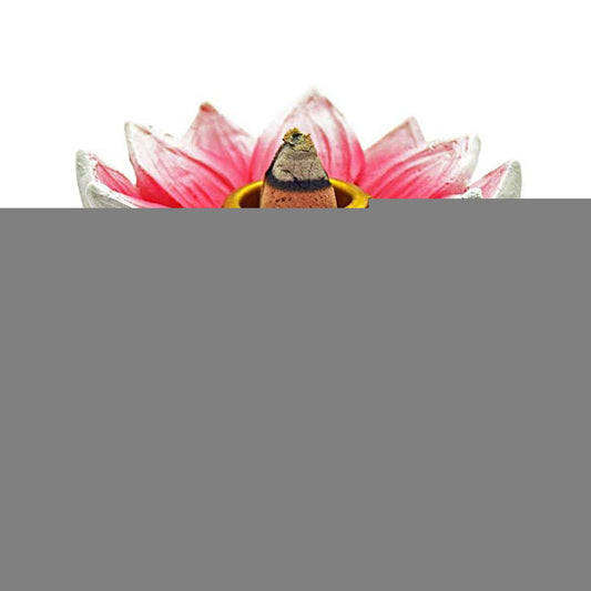 Incense Burner Mini Pink Lotus Backflow Burner BF2902 9 $ Shop All The Witches Sage LLC Stew's Incense