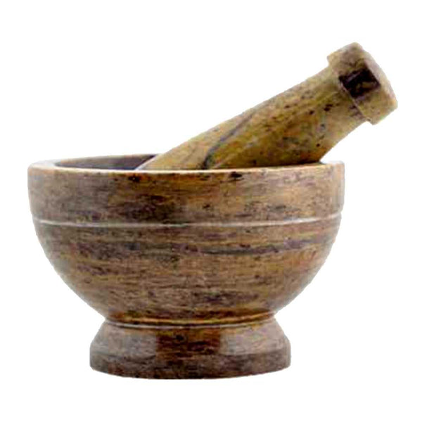 Mortar & Pestle Soapstone Mortar & Pestle SBR36 18 $ Shop All The Witches Sage LLC Stew's Incense