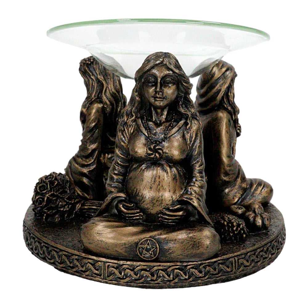 Oil Burner Mother Maiden Crone Oil Burner 14609 33 $ Shop All The Witches Sage LLC Stew's Incense