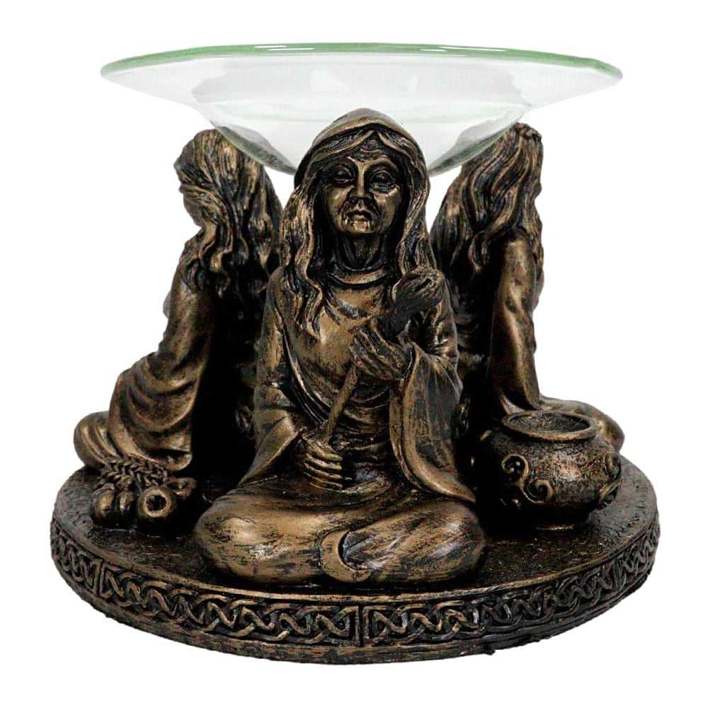 Oil Burner Mother Maiden Crone Oil Burner 14609 33 $ Shop All The Witches Sage LLC Stew's Incense