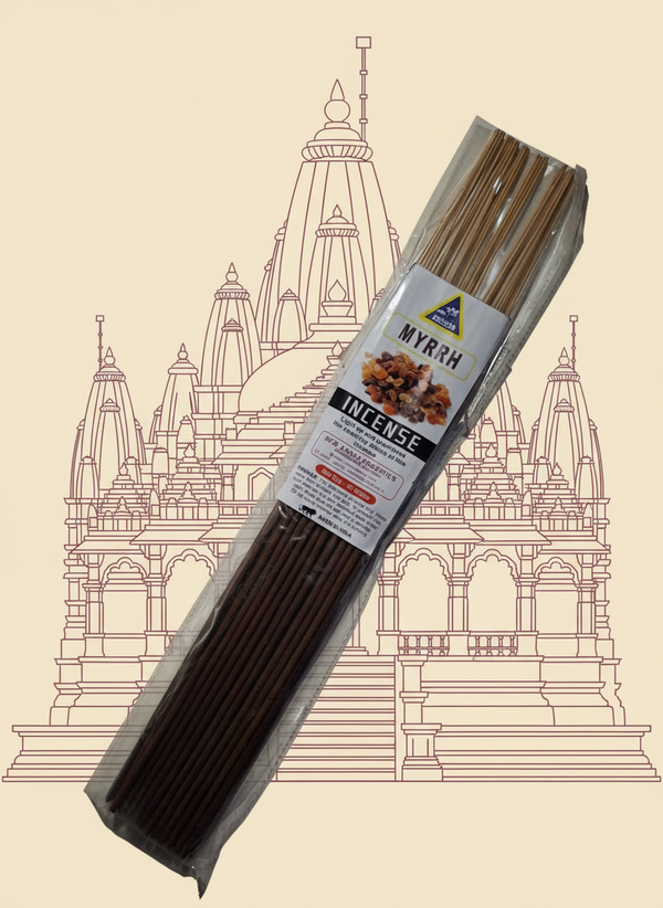 Aasha Myrrh Jumbo Incense Sticks-16 Inch-25 Sticks