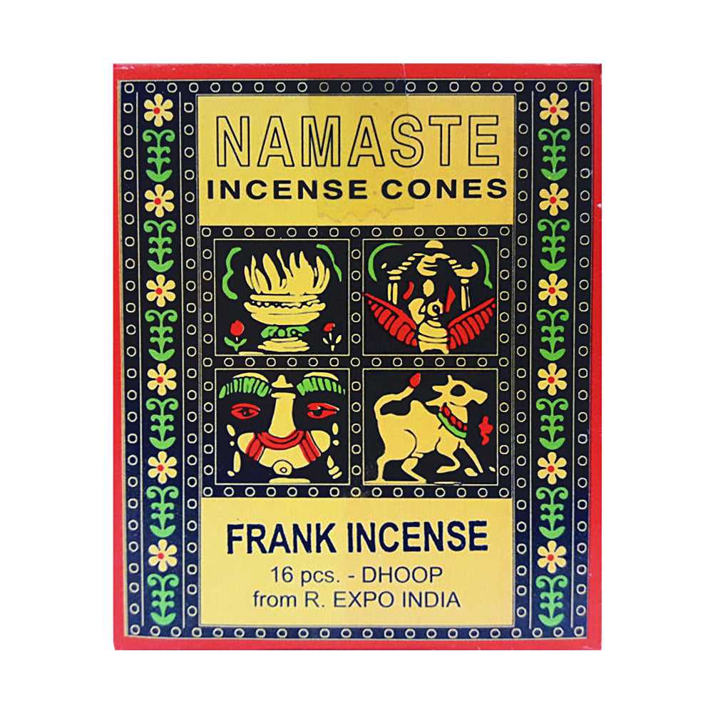 Incense Namaste Incense Cones - Frankincense NAMC-FRA 2 $ The Witches Sage LLC Stew's Incense