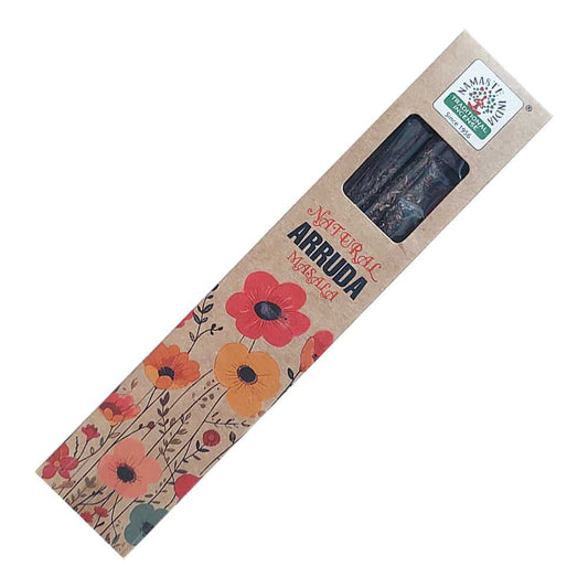 Incense Namaste India Natural Smudge Incense Sticks - Arruda INI-NAT-RUE 1 $ Shop All The Witches Sage LLC Stew's Incense
