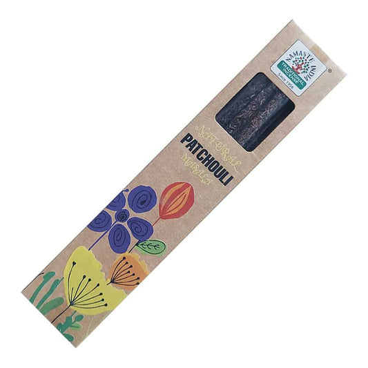 Incense Namaste India Natural Smudge Incense Sticks - Patchouli INI-NAT-PATCHOULI 1 $ Shop All The Witches Sage LLC Stew's Incense