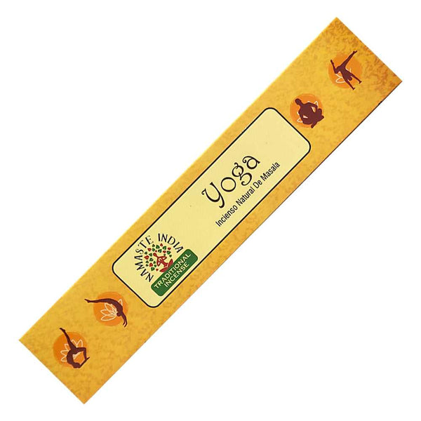 Incense Namaste India Natural Masala Incense Sticks - Yoga OR110 1 $ Shop All The Witches Sage LLC Stew's Incense