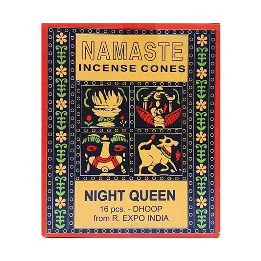 Incense Namaste Incense Cones - Night Queen NAMC-NIG 2 $ Shop All The Witches Sage LLC Stew's Incense