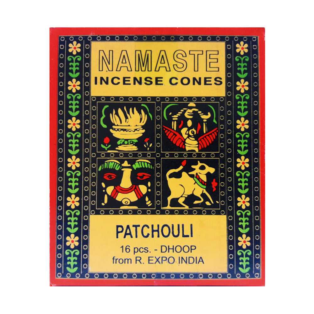 Incense Namaste Incense Cones - Patchouli NAMC-PAT 2 $ The Witches Sage LLC Stew's Incense