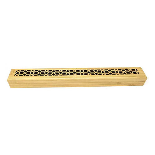 Incense Burner Natural Finish Wood Incense Box Burner - Medium IMB-01 5 $ Shop All The Witches Sage LLC Stew's Incense