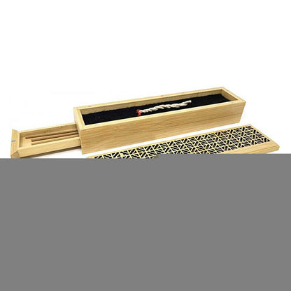 Incense Burner Natural Finish Wood Incense Box Burner - Large IMB-07 15 $ Shop All The Witches Sage LLC Stew's Incense