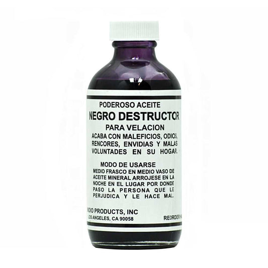 Altar supplies Negro Black Destructor (Destroyer Oil) RBDES 7 $ The Witches Sage LLC Stew's Incense