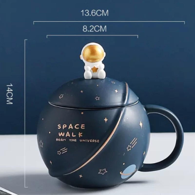 Mug 500ML Space Cartoon Coffee Mug with Lid ONFY060524CMC3-ASNT-PNK 46 $ Mugs Onetify Stew's Incense