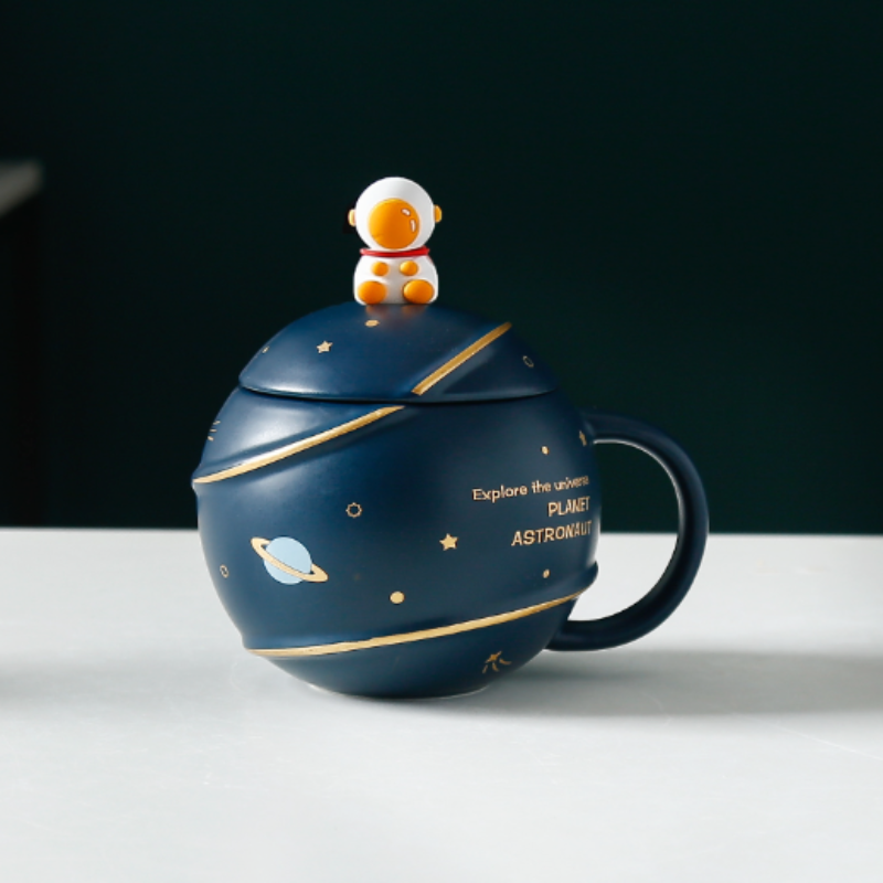 Mug 500ML Space Cartoon Coffee Mug with Lid ONFY060524CMC3-ASNT-PNK 46 $ Mugs Onetify Stew's Incense