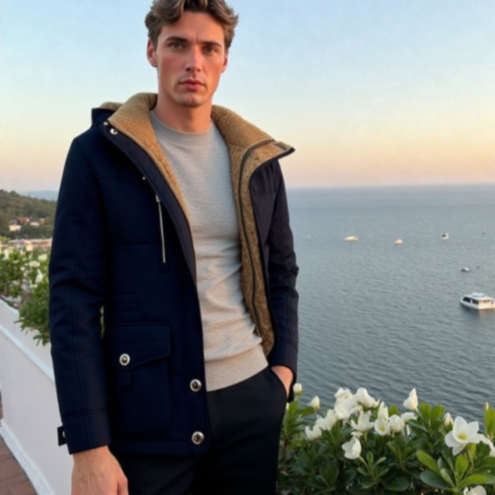 Men Coats Mens Hooded Winter Parka Coat with Inner Fleece ONFY12058932MHC-KHK-S 169 $ Coats Onetify Stew's Incense