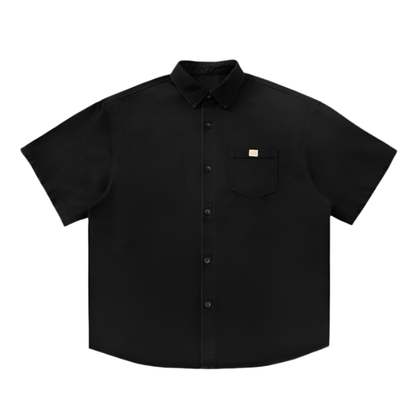 Men Shirts Men 's Over Size Washed Denim Short Sleeve Shirt ONFYMS250806D3E5-BLU-M 46 $ Coats Onetify Stew's Incense