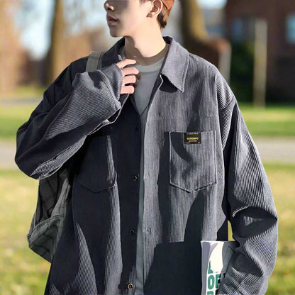 Men Jackets Mens Corduroy Shirt Jacket With Pockets ONFYMS250806F6G7-BGE-S 64 $ Shop All Onetify Stew's Incense