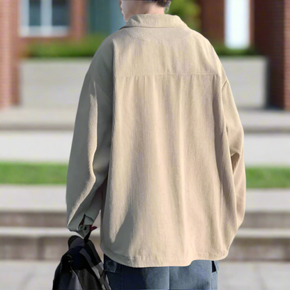 Men Jackets Mens Corduroy Shirt Jacket With Pockets ONFYMS250806F6G7-BGE-S 64 $ Shop All Onetify Stew's Incense