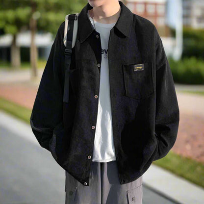 Men Jackets Mens Corduroy Shirt Jacket With Pockets ONFYMS250806F6G7-BGE-S 64 $ Shop All Onetify Stew's Incense