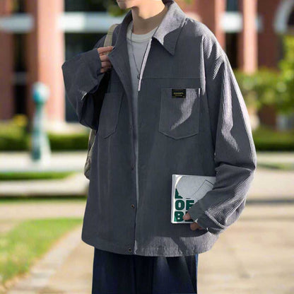 Men Jackets Mens Corduroy Shirt Jacket With Pockets ONFYMS250806F6G7-BGE-S 64 $ Shop All Onetify Stew's Incense