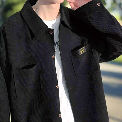 Men Jackets Mens Corduroy Shirt Jacket With Pockets ONFYMS250806F6G7-BGE-S 64 $ Shop All Onetify Stew's Incense