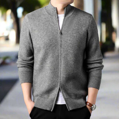 Men Sweaters and Cardigans Mens Stand Collar Duble Zip Cardigan ONFYMS250808A9B8-GRY-XS 69 $ Shop All Onetify Stew's Incense