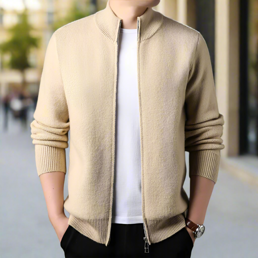 Men Sweaters and Cardigans Mens Stand Collar Duble Zip Cardigan ONFYMS250808A9B8-GRY-XS 69 $ Shop All Onetify Stew's Incense