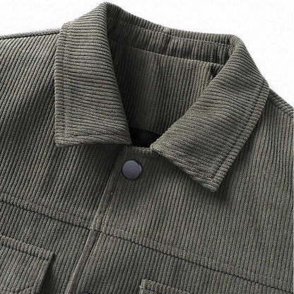 Men Jackets Mens Corduroy Jacket With Short Inner Faux Fur Lining ONFYMS250808E5F4-KHK-XS 119 $ Shop All Onetify Stew's Incense