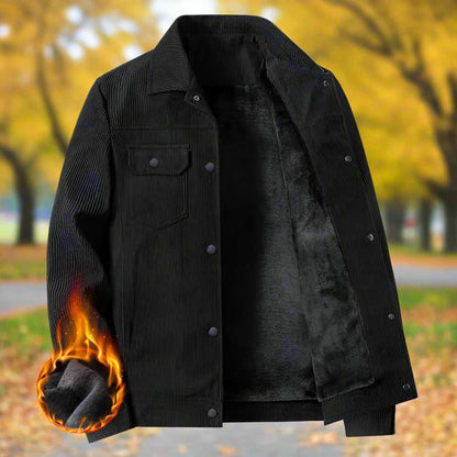 Men Jackets Mens Corduroy Jacket With Short Inner Faux Fur Lining ONFYMS250808E5F4-KHK-XS 119 $ Shop All Onetify Stew's Incense