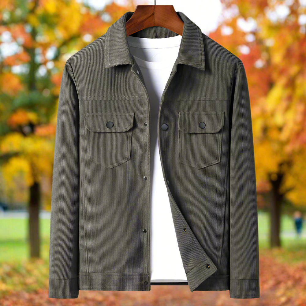 Men Jackets Mens Corduroy Jacket With Short Inner Faux Fur Lining ONFYMS250808E5F4-KHK-XS 119 $ Shop All Onetify Stew's Incense