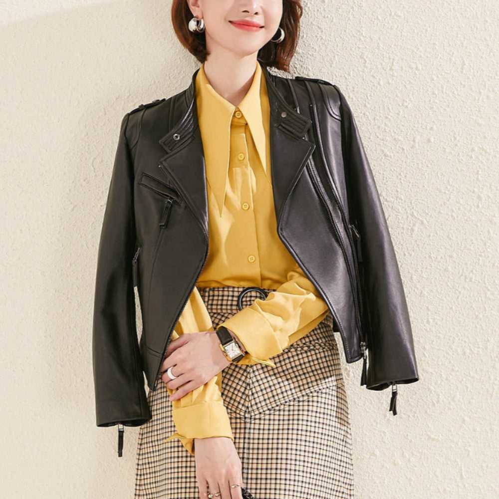Women Jackets Women's Lapel Collar Vegan Biker Jacket ONFYWC250903C7D6-XS 89 $ Shop All Onetify Stew's Incense