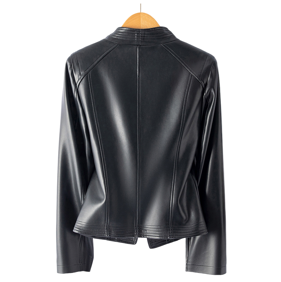 Women Jackets Women's Lapel Collar Vegan Leather Jacket ONFYWC250903E5F4-WIN-XS 99 $ Shop All Onetify Stew's Incense