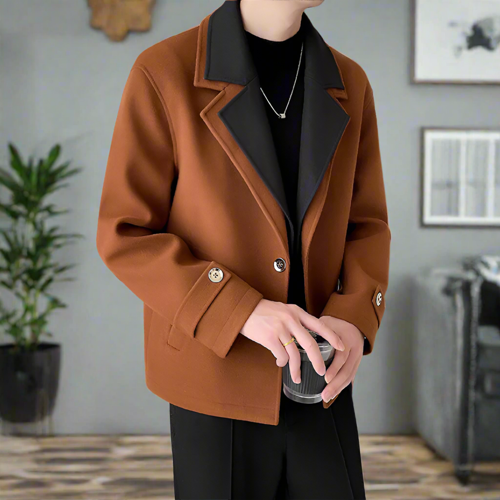 Men Jackets Mens Two Tone Layered Look Jacket ONMC241029R8S9-BLK-M 119 $ Shop All Onetify Stew's Incense