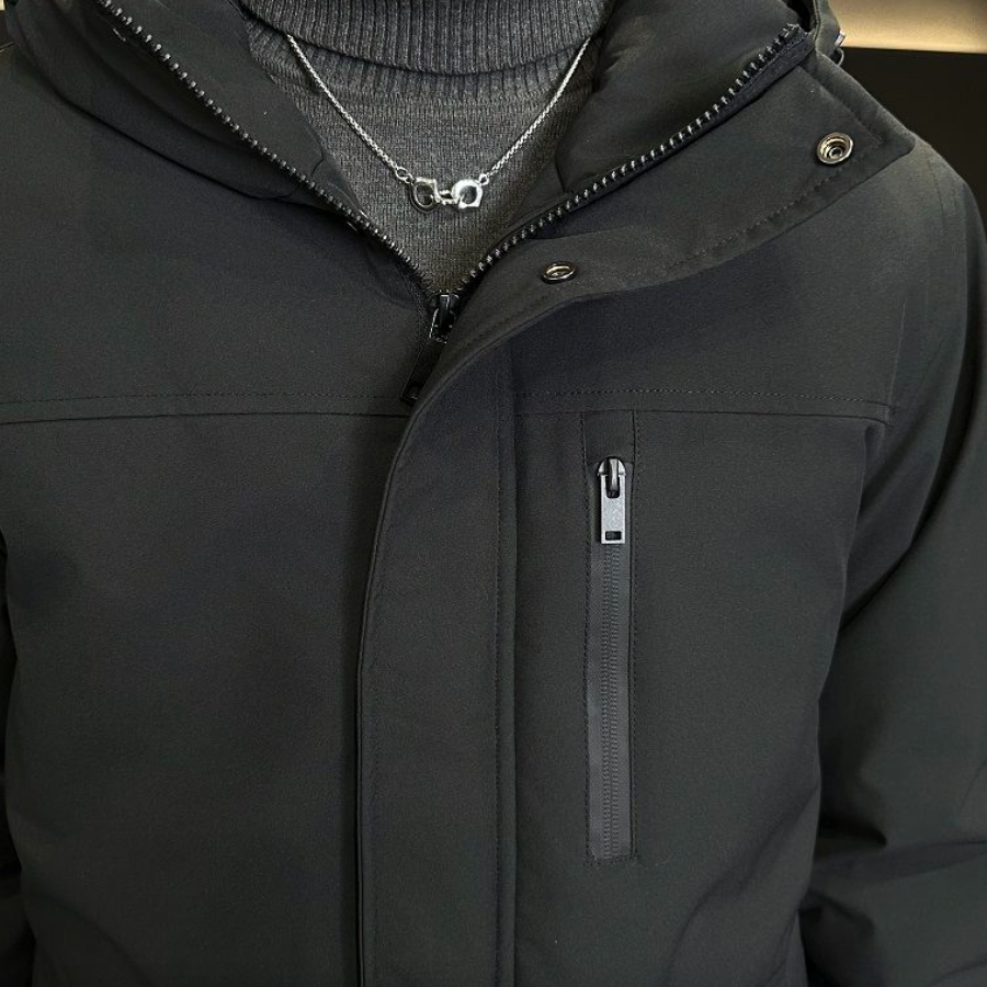 Men Jackets Mens Mid Length Windproof Hooded Jacket ONMC241029V3W4-GRN-S 156 $ Coats Onetify Stew's Incense
