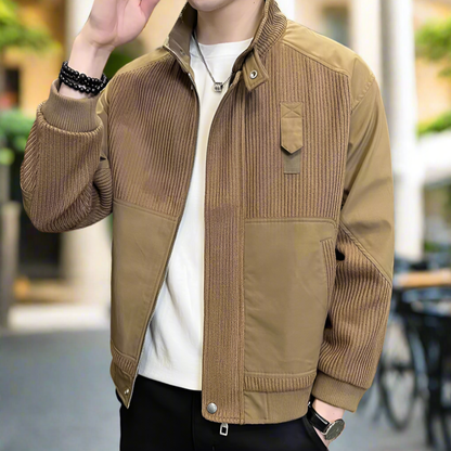 Men Jackets Mens Knitted Patchwork Jacket ONMC241029Z7A1-BLK-S 99 $ Shop All Onetify Stew's Incense