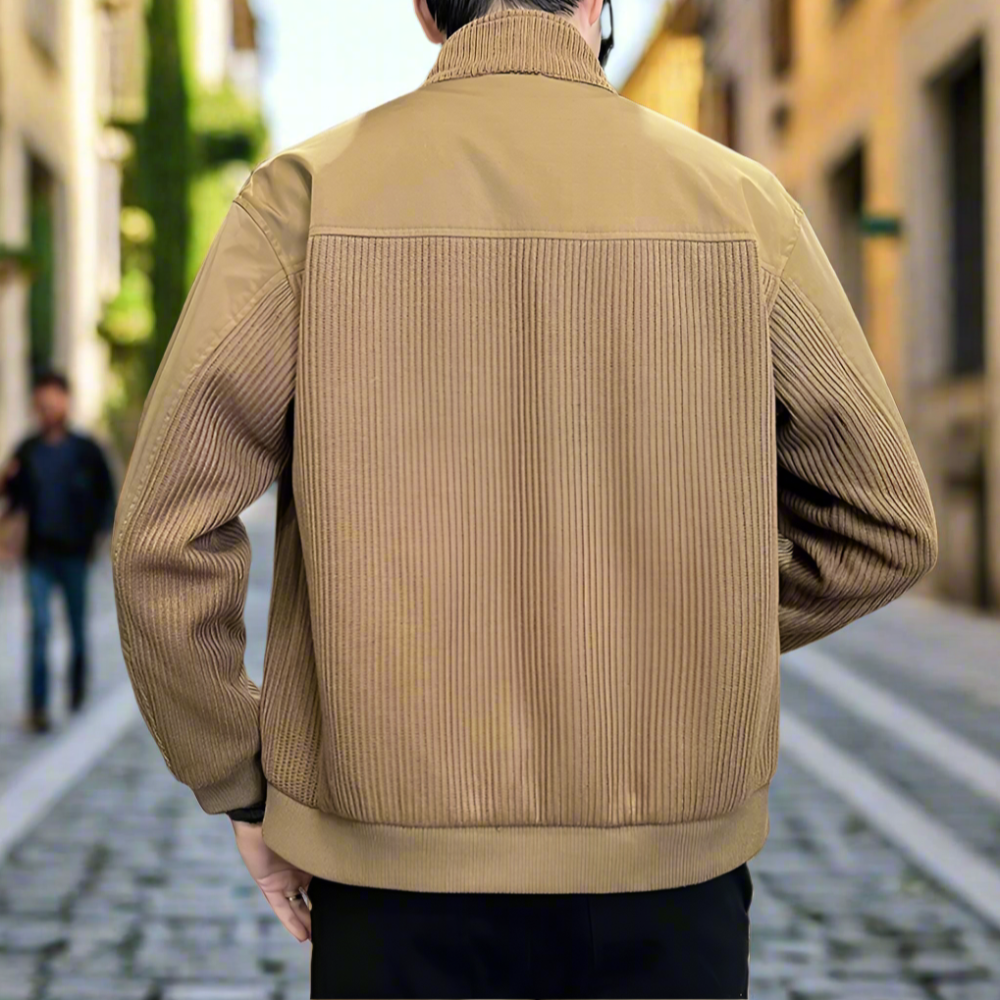 Men Jackets Mens Knitted Patchwork Jacket ONMC241029Z7A1-BLK-S 99 $ Shop All Onetify Stew's Incense