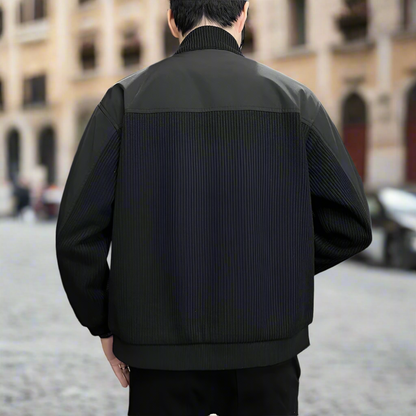 Men Jackets Mens Knitted Patchwork Jacket ONMC241029Z7A1-BLK-S 99 $ Shop All Onetify Stew's Incense