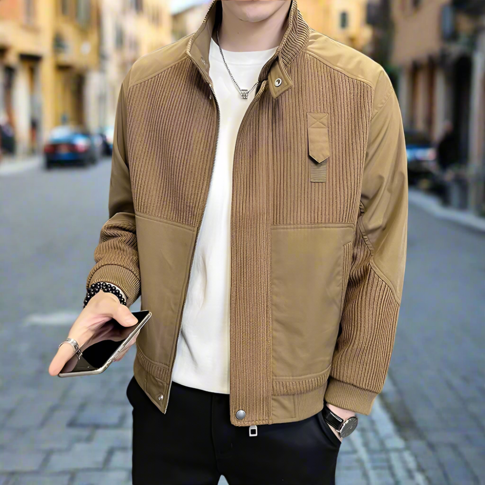 Men Jackets Mens Knitted Patchwork Jacket ONMC241029Z7A1-BLK-S 99 $ Shop All Onetify Stew's Incense