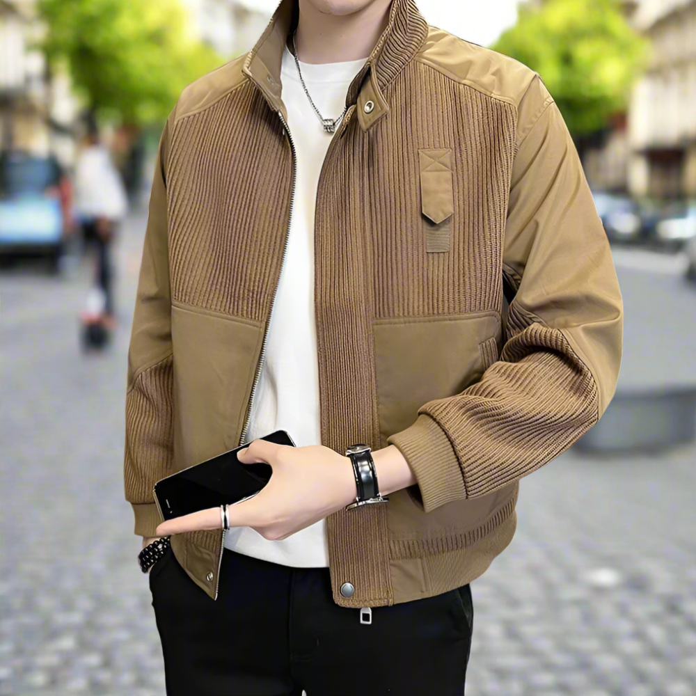 Men Jackets Mens Knitted Patchwork Jacket ONMC241029Z7A1-BLK-S 99 $ Shop All Onetify Stew's Incense