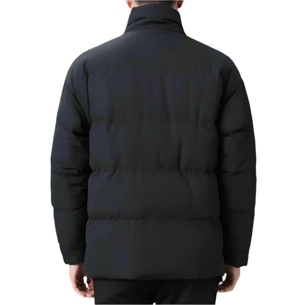 Men Jackets Mens Houndstooth Kining Puffer Jacket ONMC241030B2C3-KHK-M 136 $ Coats Onetify Stew's Incense